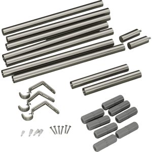 Umbra Vorhangstange Zen 163 – 325 cm, Silber