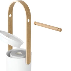 Umbra Toilettenpapierhalter Bellwood Nature/Weiss