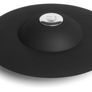 Umbra Waschbeckenstöpsel Flex mit Haarsieb, Silikon, Schwarz