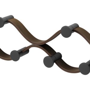 Umbra Wandgarderobe Montage 6 x 43 x 13 cm, Braun/Schwarz